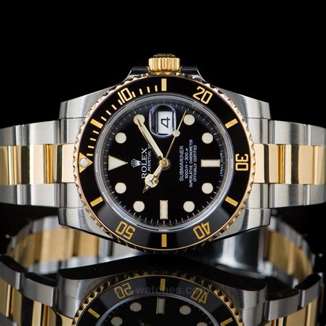 rolex submariner datejust two tone|Rolex Submariner date 2024 price.